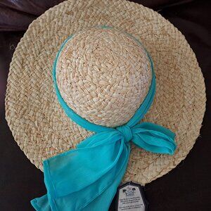SUN N' SAND Natural Straw Hat UPF 50+ Protection